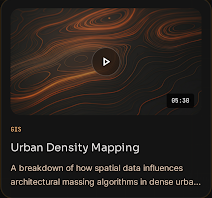 Urban density mapping preview