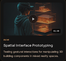 Spatial interface prototype preview